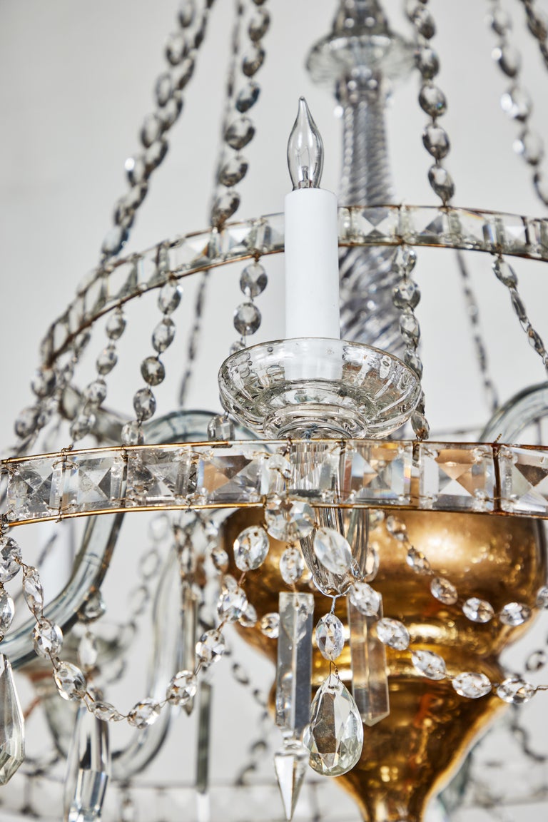 Italian, 1950s, Crystal Chandelier