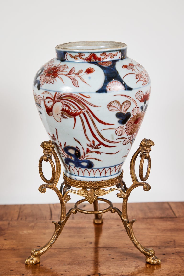 Antique Imari on Period Doré Stands