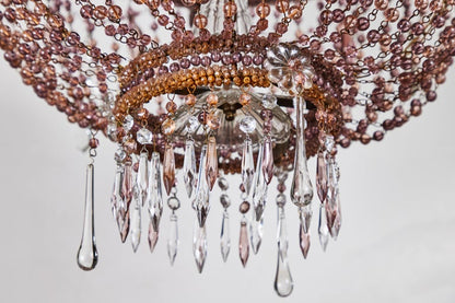 Grand, Lavender Crystal Chandelier