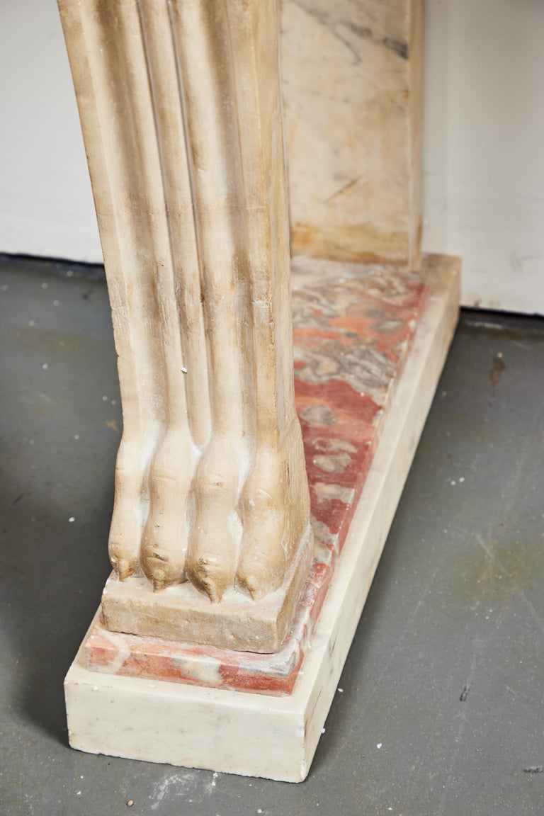 Antique, Solid Marble Console Table