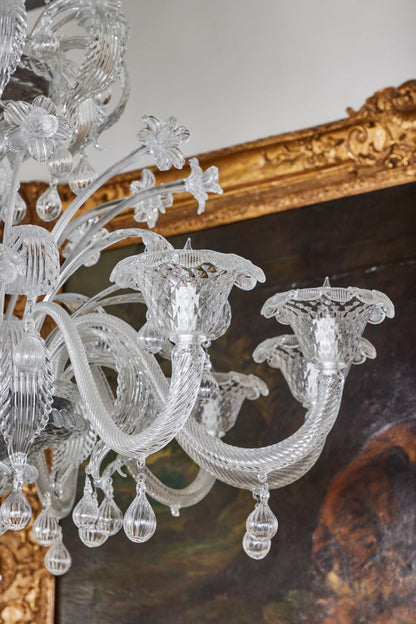 Twelve Light, Murano Chandelier