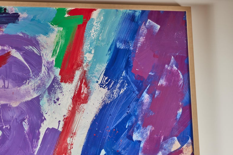 Large, Signed, 1961 Abstract Painting