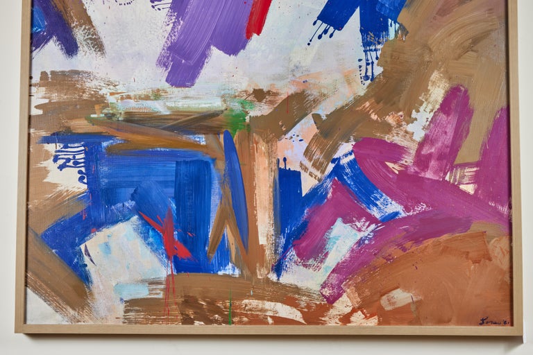 Large, Signed, 1961 Abstract Painting