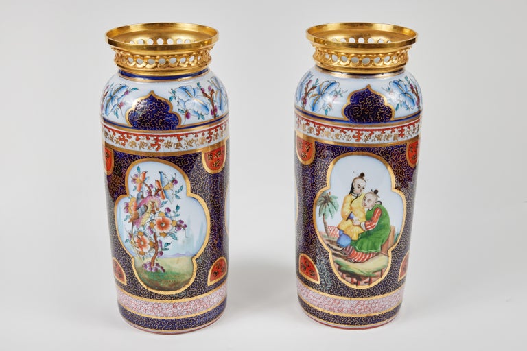 19th Century, Chinoiserie Vases