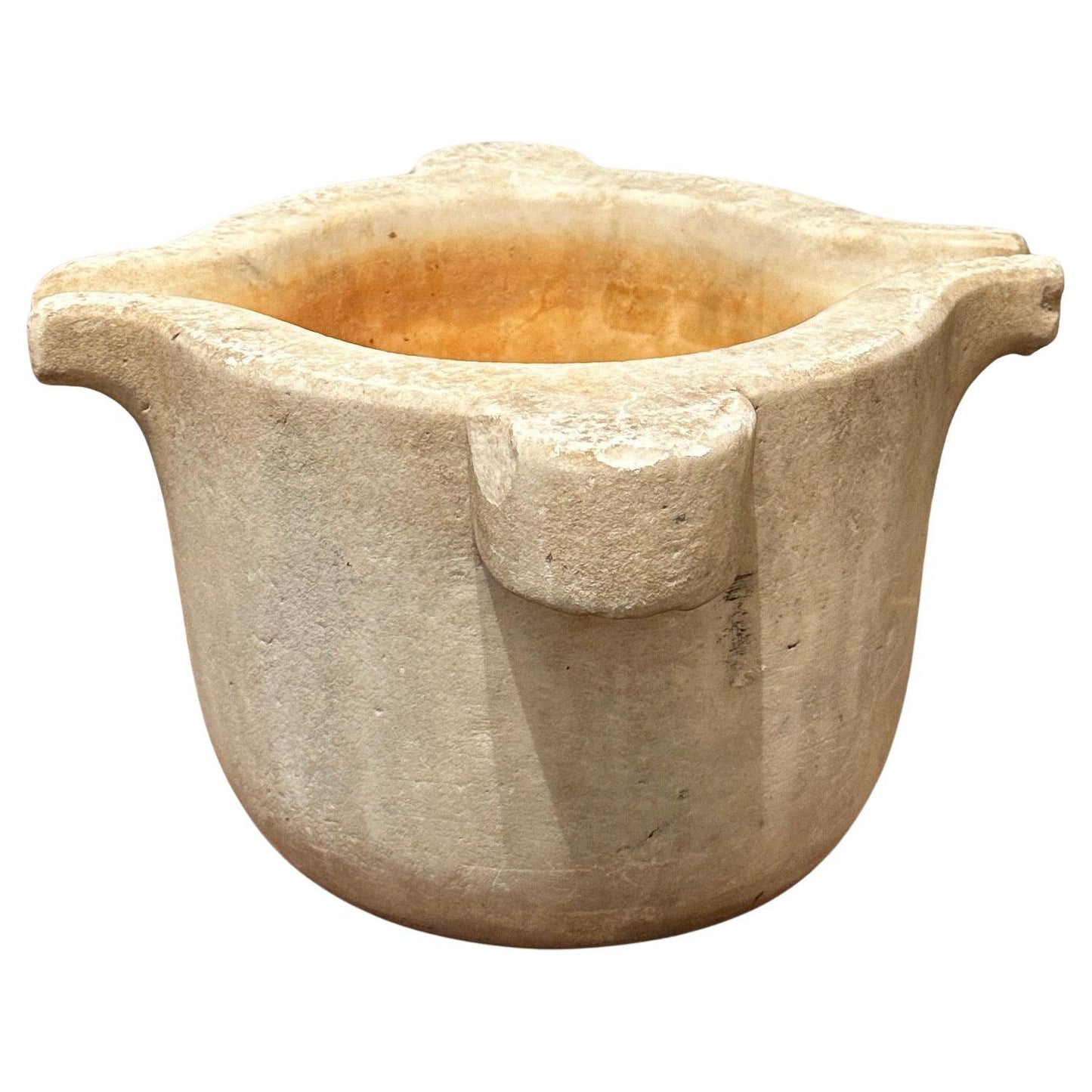 Roman Carrara Marble Mortar