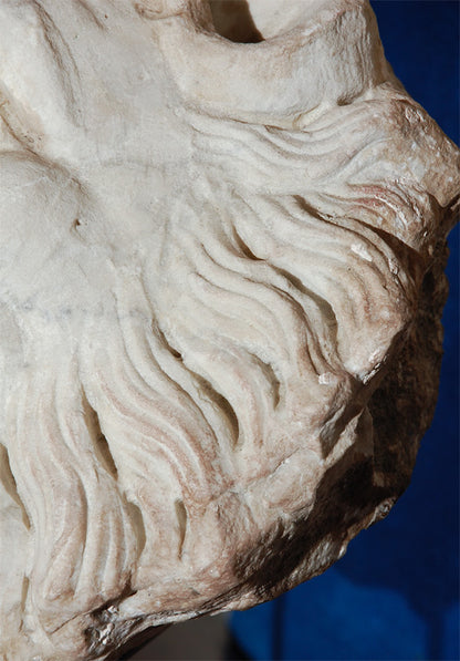 16th c., Marble Lion Fountain Head