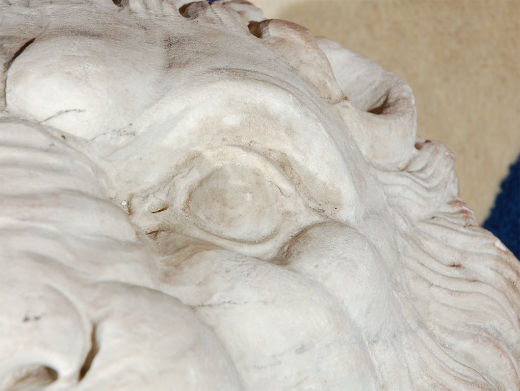 16th c., Marble Lion Fountain Head
