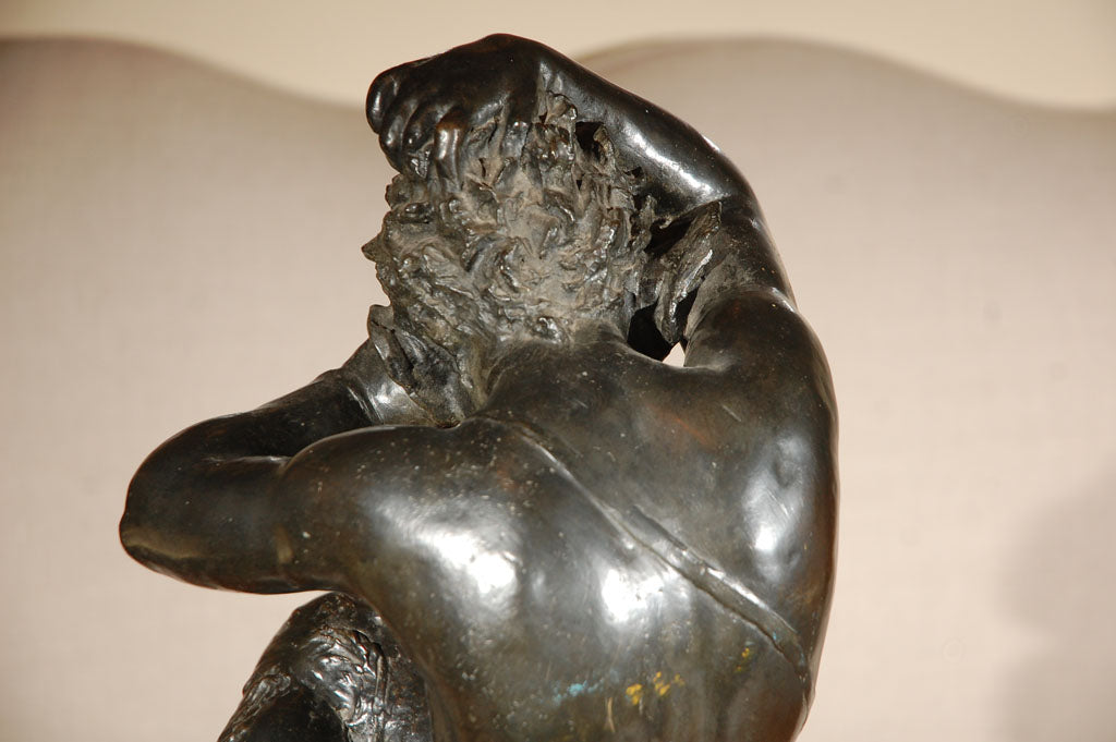 Cast Bronze Satyr Sculpture  "Clodion"