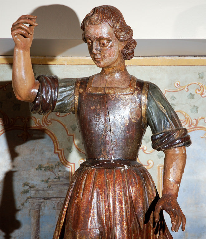 Venetian, Wood Statue of St. George