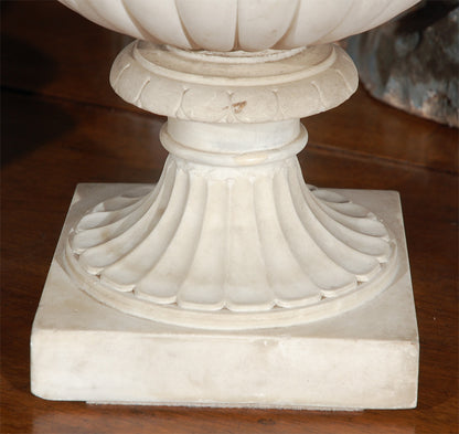 Italian Cararra Marble Urn