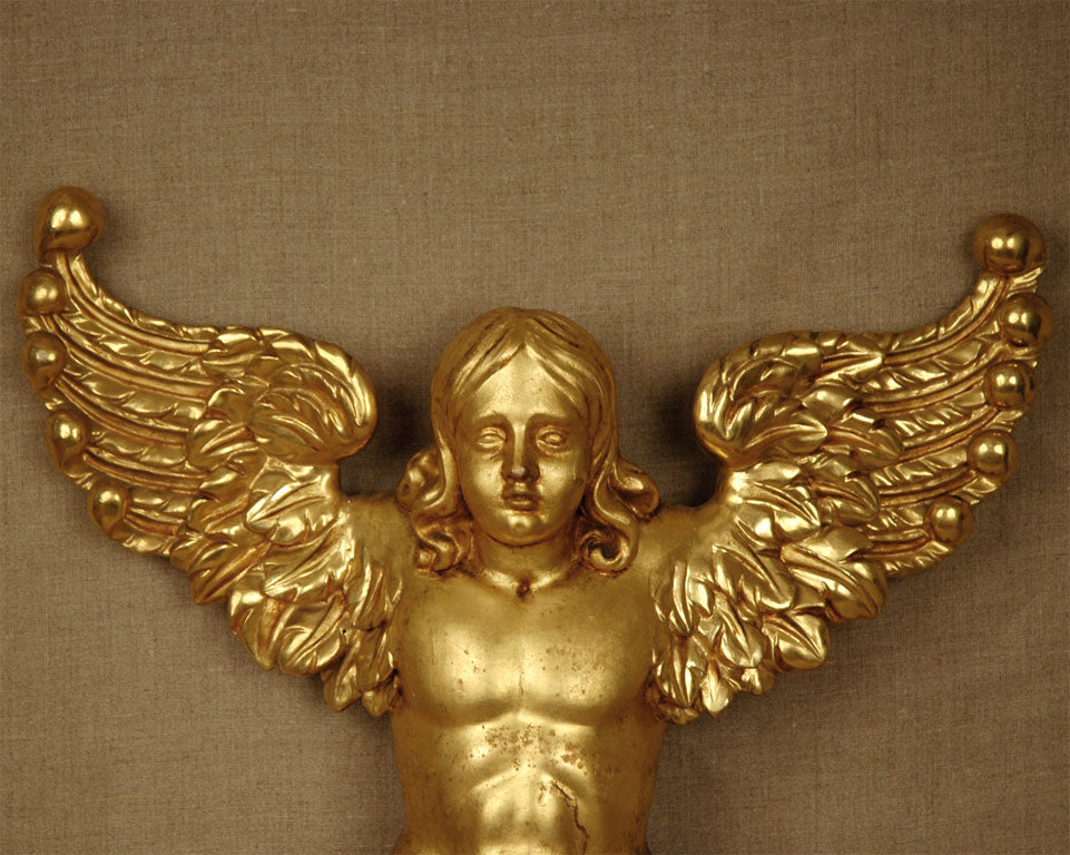 19th c., Gilded Angel