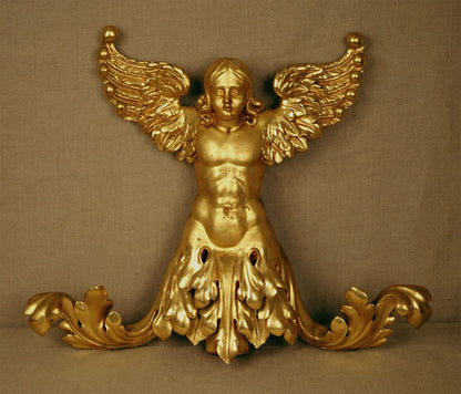 19th c., Gilded Angel