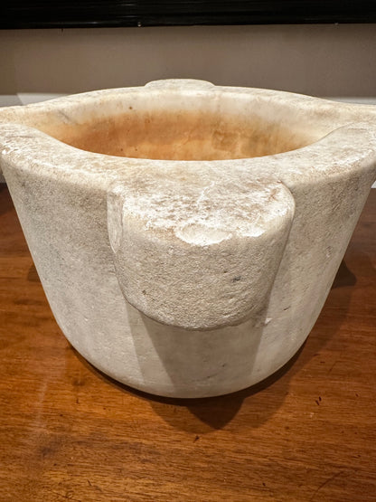 Roman Carrara Marble Mortar