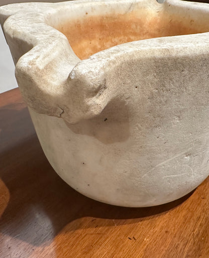 Roman Carrara Marble Mortar