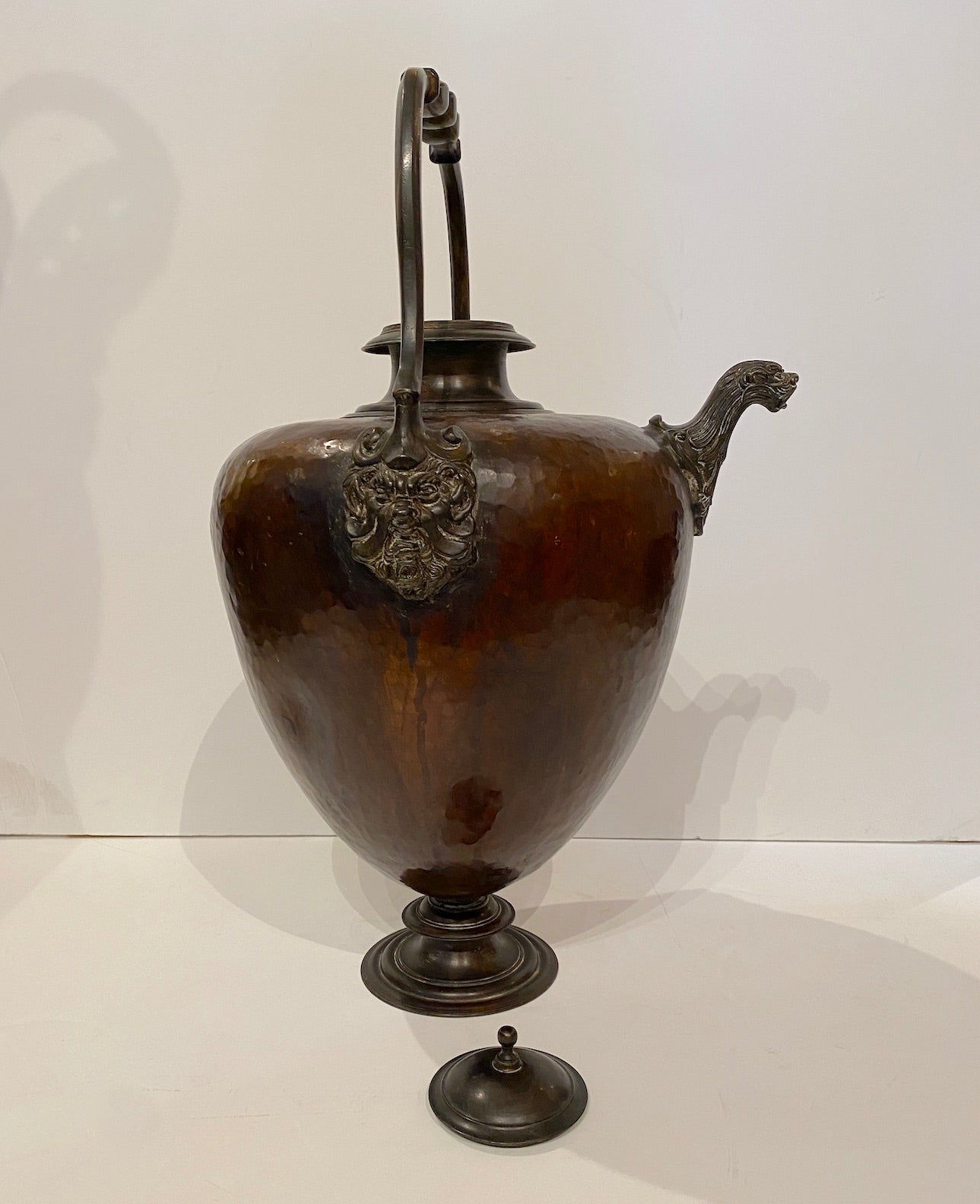 Copper and Bronze Ewer