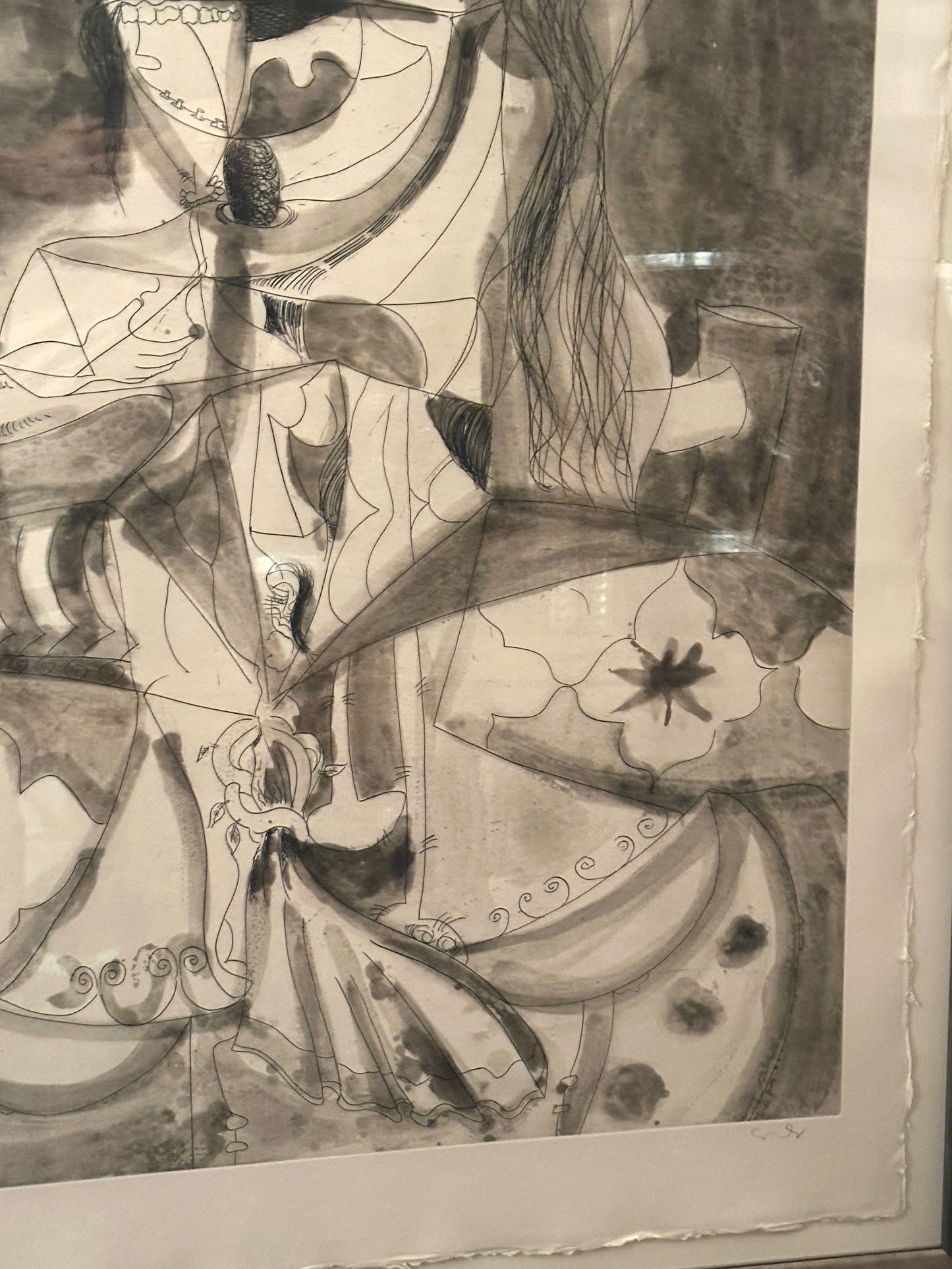 "More Sketches of Spain-for Miles Davis" Etching and Aquatint Signed George Condo