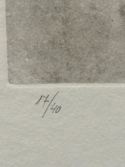 "More Sketches of Spain-for Miles Davis" Etching and Aquatint Signed George Condo