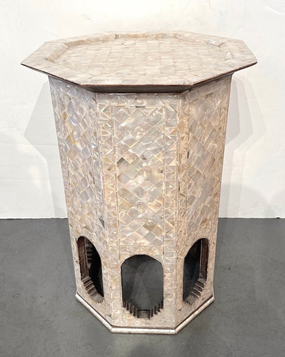 Moorish Style Mother of Pearl Side Tables