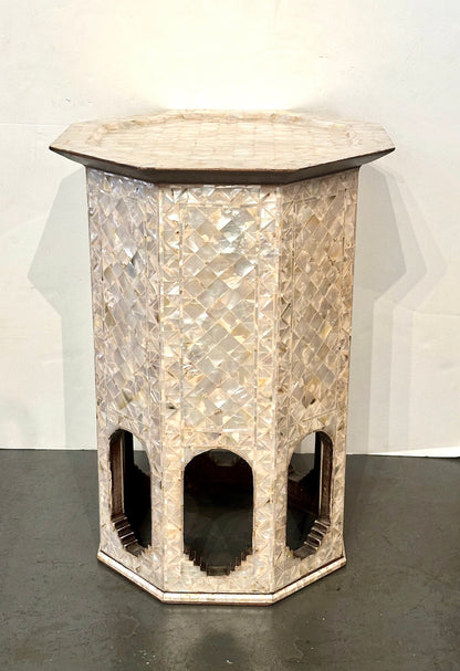 Moorish Style Mother of Pearl Side Tables