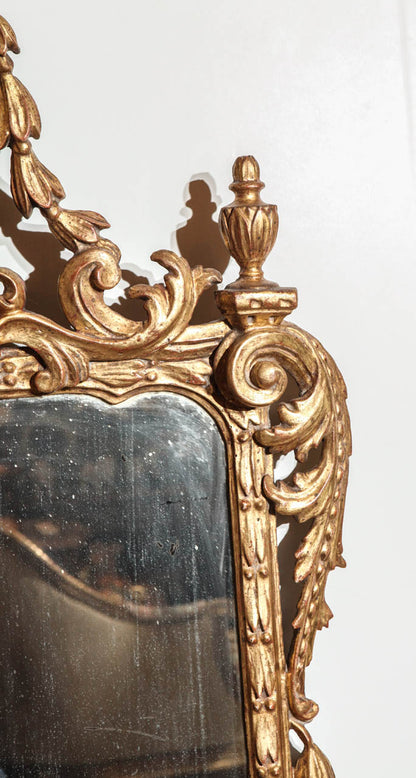 18th c., Italian, Gilt Wood Mirror