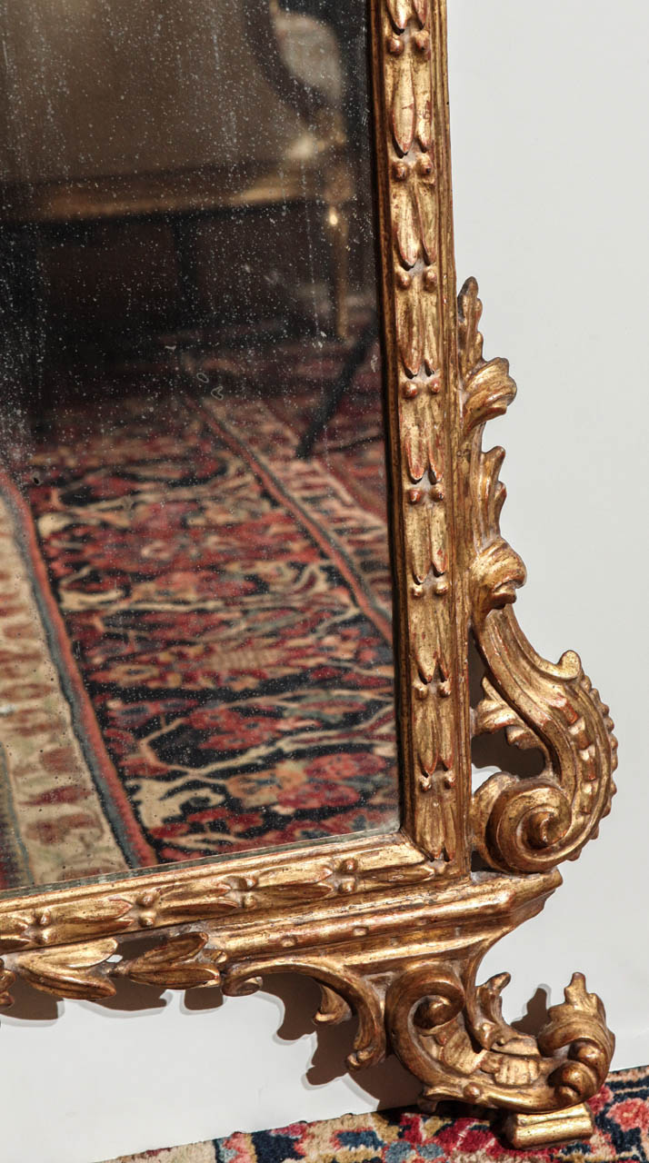 18th c., Italian, Gilt Wood Mirror