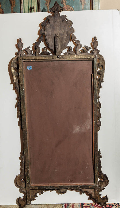 18th c., Italian, Gilt Wood Mirror