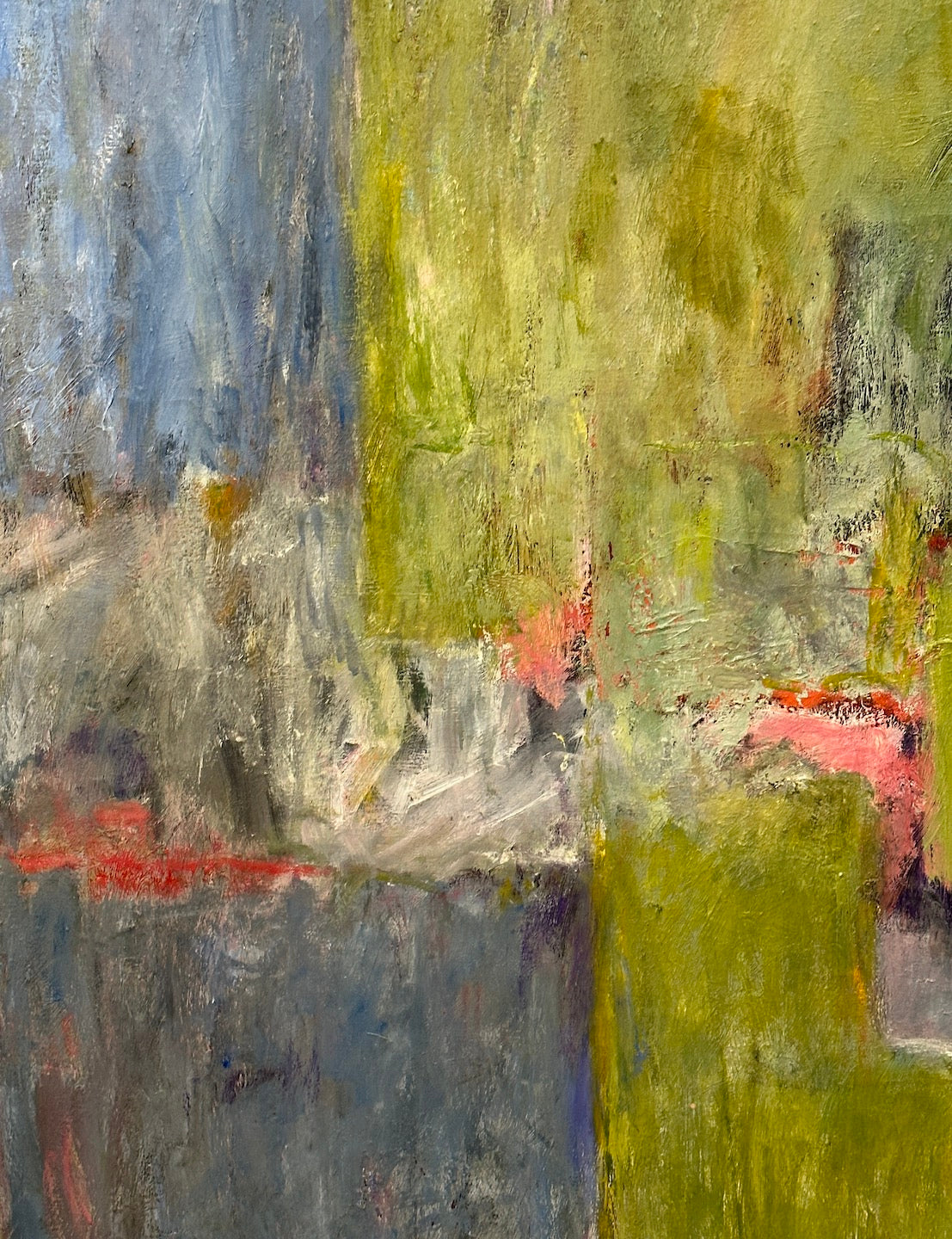 Abstract Oil on Canvas by Diane Kurz