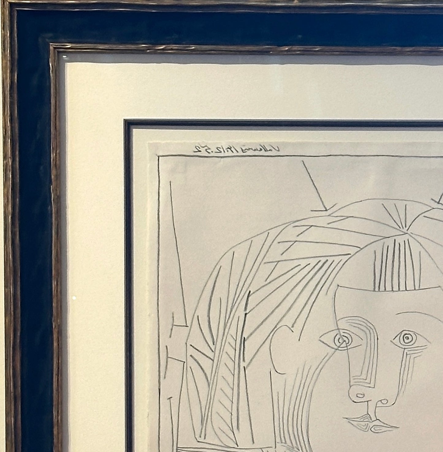 Pablo Picasso- 'Paloma and Her Doll"-1952 Signed Lithograph, Edition 29/50