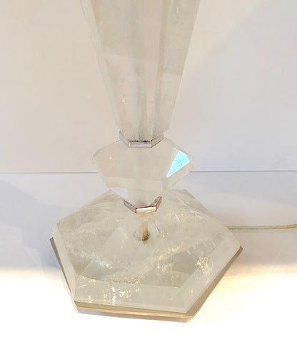 Rock Crystal Candlestick Lamp