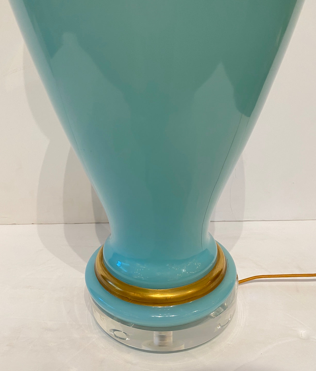 French Opaline Vase as Lamp