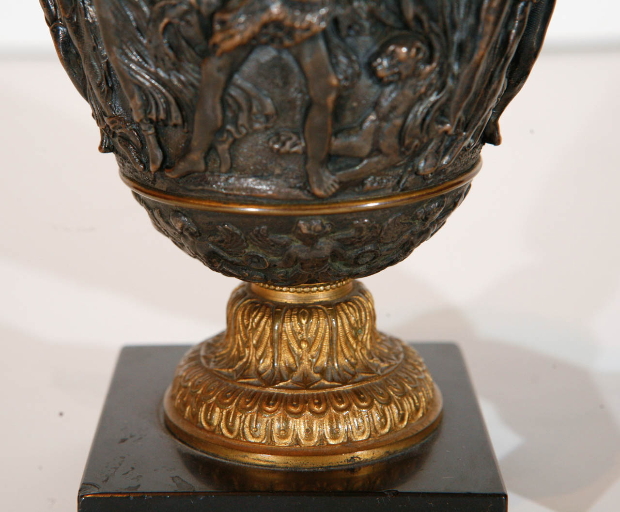Turn-of-the-Century, Silver and Bronze Urns