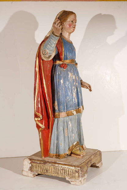 Early 18th c., Italian Santos Figure