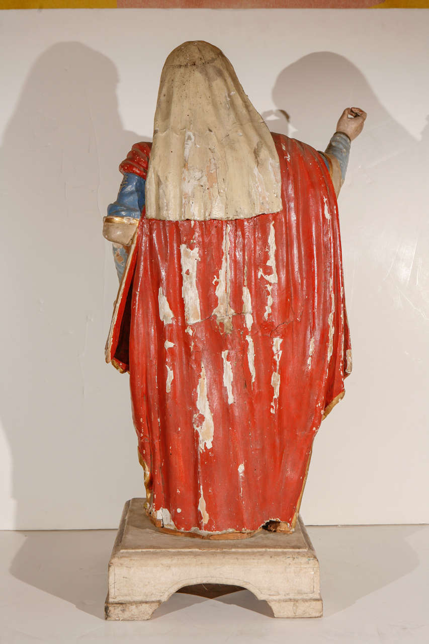 Early 18th c., Italian Santos Figure