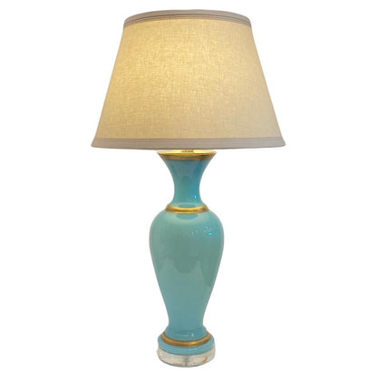 French Opaline Vase as Lamp