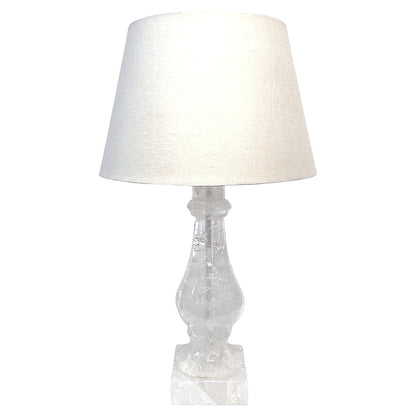 Rock Crystal Balustrade Shaped Lamp