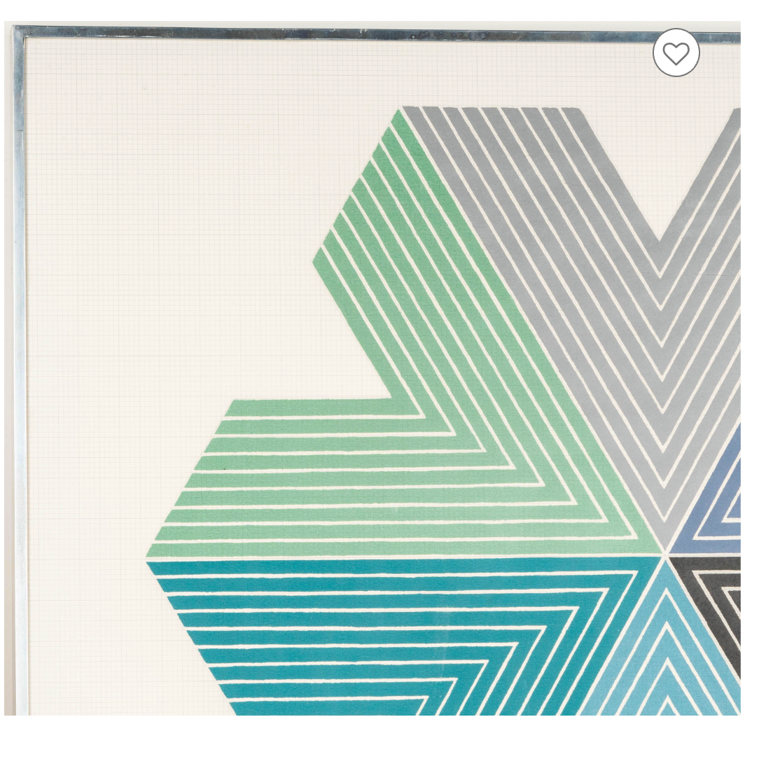 “Star of Persia II” by Frank Stella Lithograph
