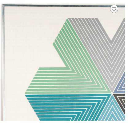 “Star of Persia II” by Frank Stella Lithograph