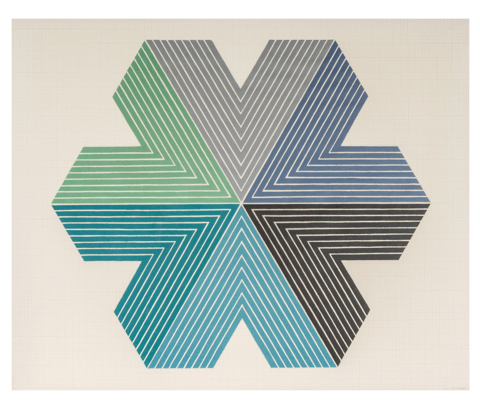 “Star of Persia II” by Frank Stella Lithograph