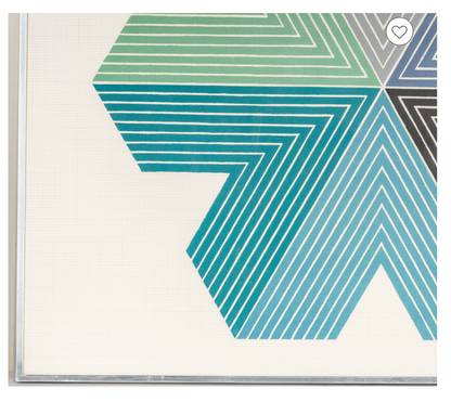 “Star of Persia II” by Frank Stella Lithograph