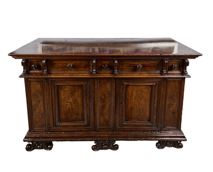 17th Century Tuscan Walnut Buffet