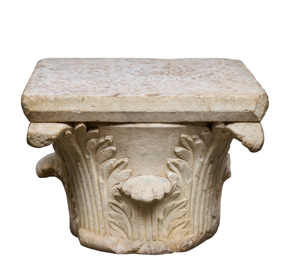 18th Century Carrara Marble Capital