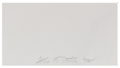 Set of 3 Lithographs from the Purple Series 1972 Signed Frank Stella