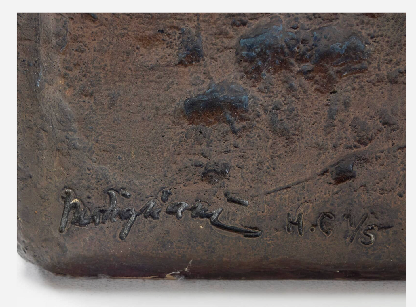 "Tête IV" Bronze Sculpture After Amedo Modigliani