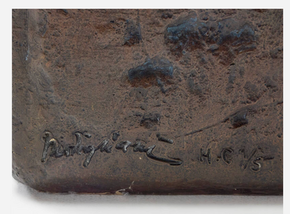 "Tête IV" Bronze Sculpture After Amedo Modigliani