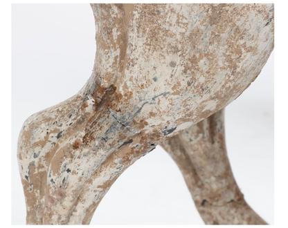 Pair of Chinese Pottery Prancing Horses Tang Period or Possibly Later