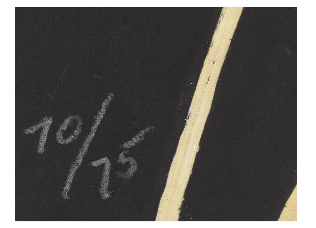 "US" Mixographia by Ed Ruscha
