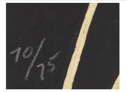 "US" Mixographia by Ed Ruscha