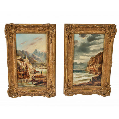 1880's, Italian Oil Paintings