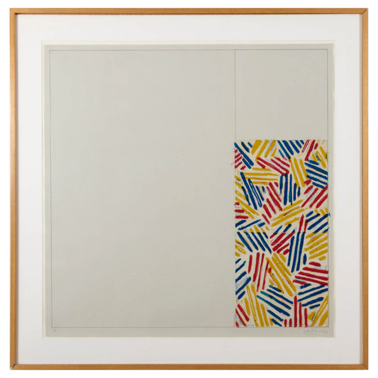 #4 (after “Untitled, 1975”) lithograph-Jasper Johns