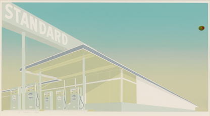 Ed Ruscha "Cheese Mold Standard with Olive" Lithograph-1969